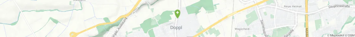 Kartendarstellung des Standorts für Apotheke Doppl in 4060 Leonding